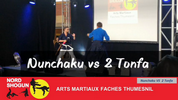 Nunchaku vs 2 Tonfa