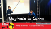 Naginata vs Canne de combat