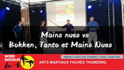 Mains nues vs Bokken, Tanto et Mains nues